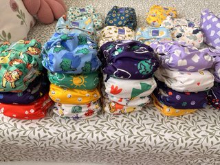 Pañales de tela estampados