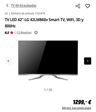 SmarTV LG Negra