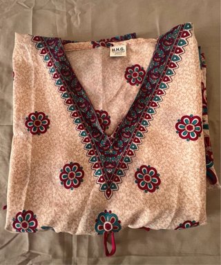 Túnica estampada talla XXL
