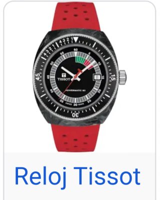 Reloj Tissot Sideral Rojo
