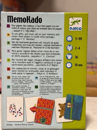 Juego de mesa Memokado Djeco