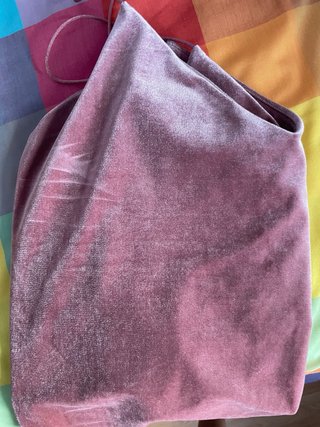 Top tirantes terciopelo rosa Bershka
