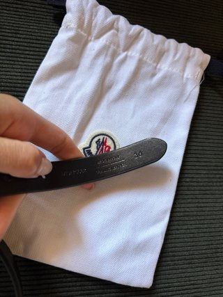 Cinturón Moncler Negro