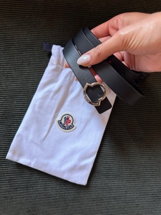 Cinturón Moncler Negro