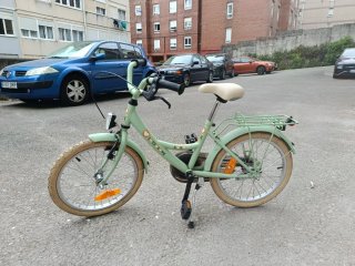 Bicicleta infantil 18 verde