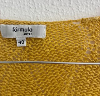 Formula Jersey punto fino amarillo