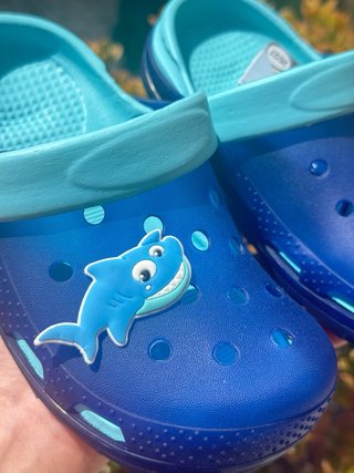 Crocs DeFonseca Azul Tubarão Tam 26/27