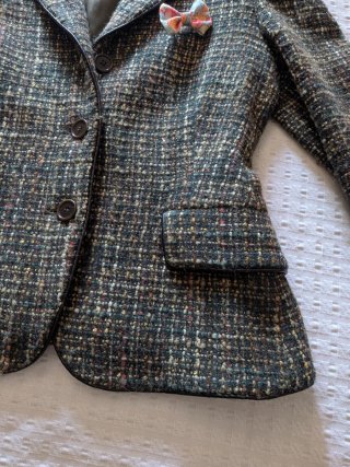 Chaqueta lana ,poliamida y poliester nuy bonita