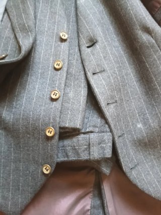 Traje de caballero raya diplomática