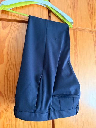 Pantalón de traje Zara azul talla 42