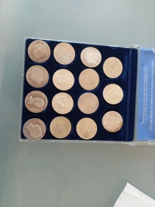 Colección Monedas Adiós Peseta En plata FNMT