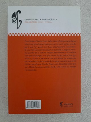 Obra poètica, Trakl, Adesiara