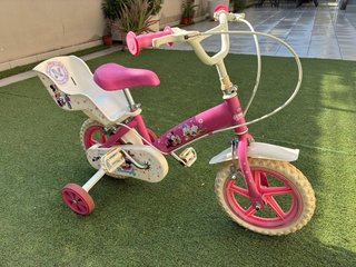 Bicicleta infantil Minnie Mouse rosa