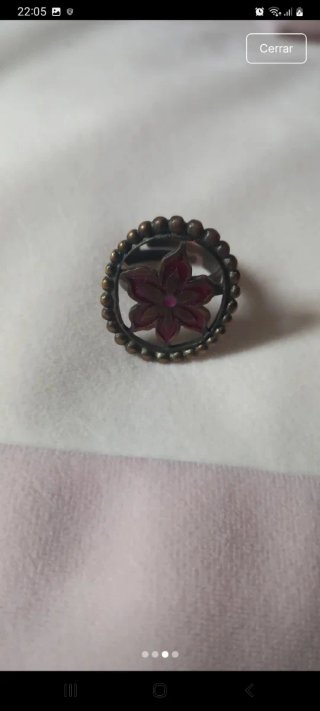 Conjunto colgante y anillo