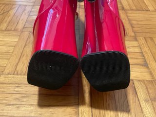 Pleaser Infinity 2020 Size 38 Red Leather New