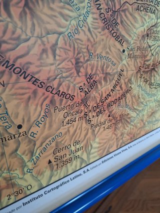 Mapa físico Comunidad Foral de Navarra Vicens Vive