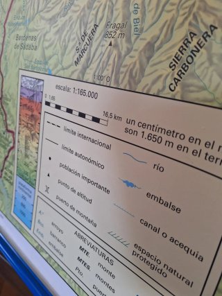 Mapa físico Comunidad Foral de Navarra Vicens Vive