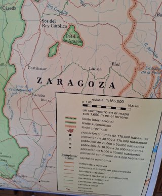 Mapa físico Comunidad Foral de Navarra Vicens Vive