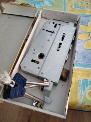 Cerradura de seguridad con llaves