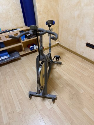 Bicicleta de Spinning Gris