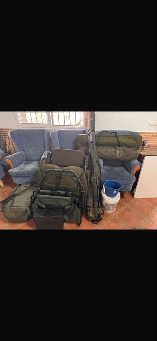 Equipo de pesca Carpfishing
