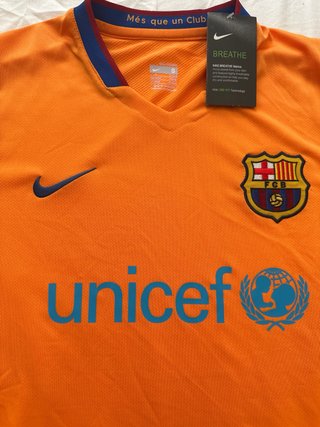 Camiseta FC Barcelona Nike Naranja Talla M