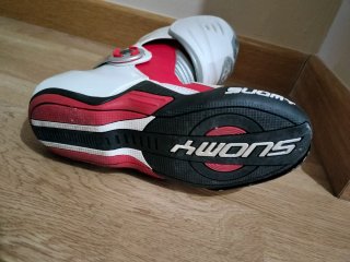 Botas de Moto Suomy Mujer Rojas y Blancas