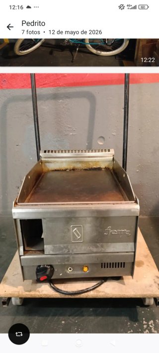 Plancha de cocina profesional