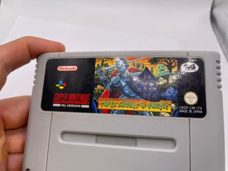 Super Nintendo SNES Super Ghouls 'N Ghosts SNSP-CM