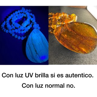 Collar de ámbar con colgante