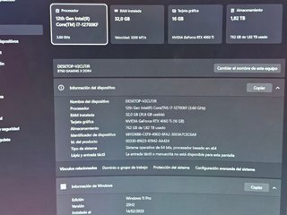 PC Gaming i7 12700kf, 32gb ddr4, 2tb, rtx 4060ti