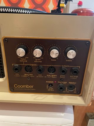 Tocadiscos Coomber 1973 Beige