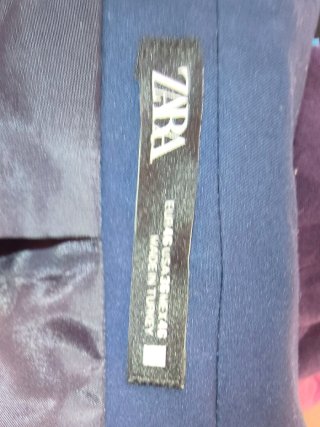 Traje de chaqueta y pantalón azul