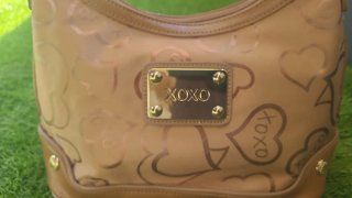 Bolso XOXO Beige y Dorado