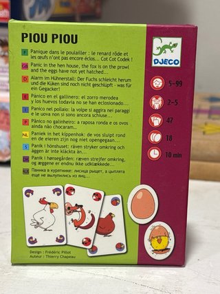 Juego de estrategia Piou Piou Djeco 5-99 años