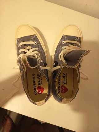 Converse x CDG Zapatillas Grises Talla 35