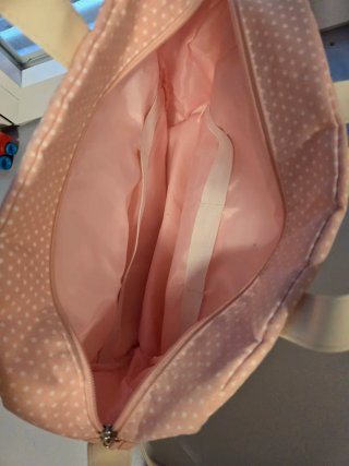 Bolsa para carrito de bebé rosa estrellas