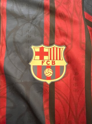 Camiseta FC Barcelona Rayas Azul/Rojo