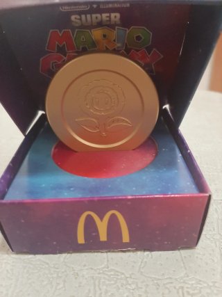 Moneda Super Mario Galaxy McDonald's