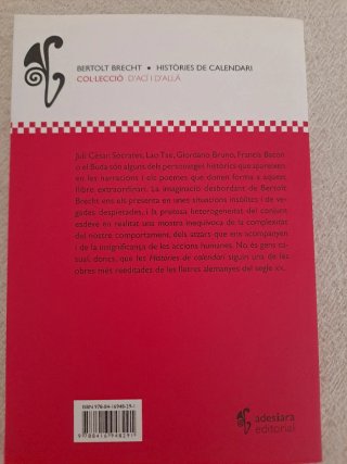 Històries de calendari, Brecht, Adesiara