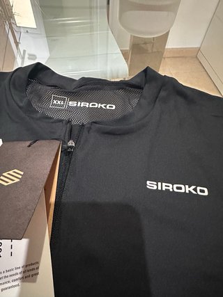 Maillot Siroko Talla XXL Negro
