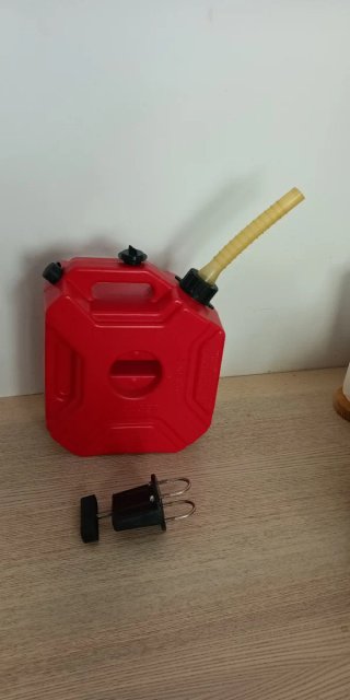 Bidón 5L Gasolina LONG-HAUL + Soporte Moto