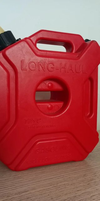 Bidón 5L Gasolina LONG-HAUL + Soporte Moto