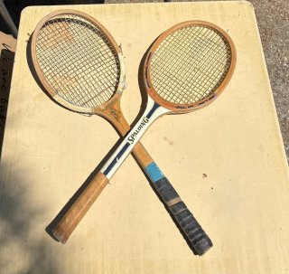 Raquetas frontenis vintage para coleccionista