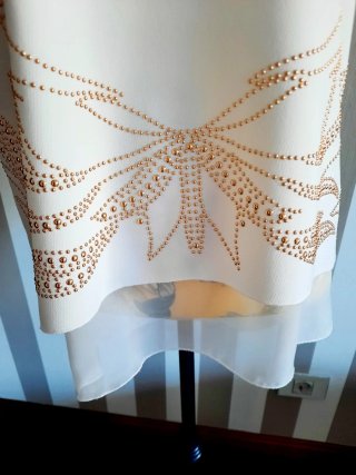 Blusa zara con tachuelas
