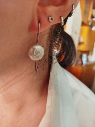 Plata 925 Joyería Perla de agua dulce
