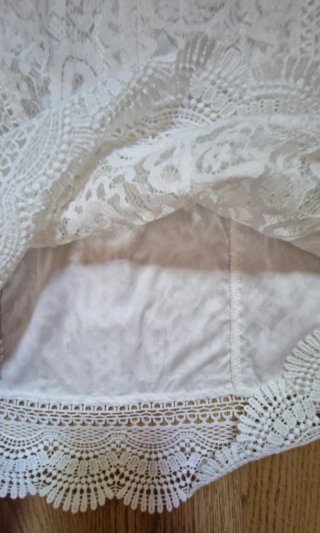 ONLY Top de encaje blanco XS | Nuevo con etiqueta