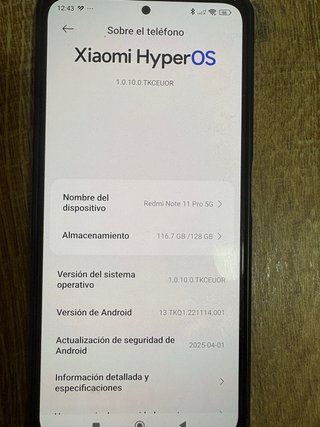 Xiaomi Redmi Note 11 Pro 5G Nero/Grigio