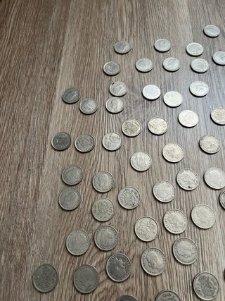 Monedas antiguas de Pesetas