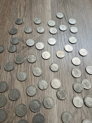 Monedas antiguas de Pesetas